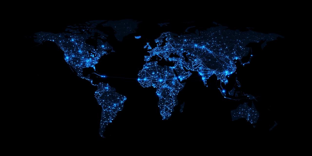 Global network topology mesh